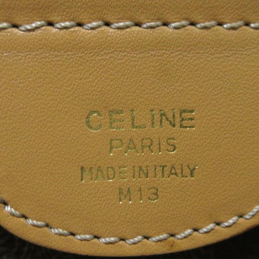 celine(セリーヌ)のCELINE(セリーヌ) ハンドバッグ マカダム柄 ダークブラウン×ベージュ ミニボストン PVC(塩化ビニール)×レザー レディースのバッグ(ハンドバッグ)の商品写真