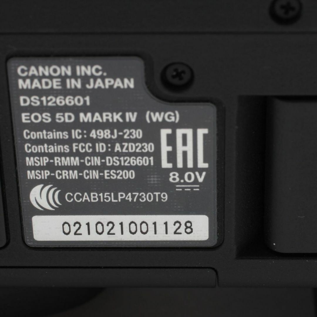 Canon(キヤノン)の【ショット数13,439枚】 EOS 5D Mark IV スマホ/家電/カメラのカメラ(デジタル一眼)の商品写真