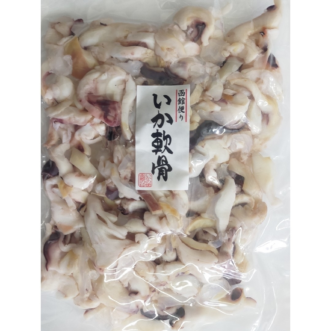 ボリュームたっぷり300㌘ × 3袋❗️❗️函館便り・甘酢いか軟骨 徳用袋 食品/飲料/酒の食品(魚介)の商品写真