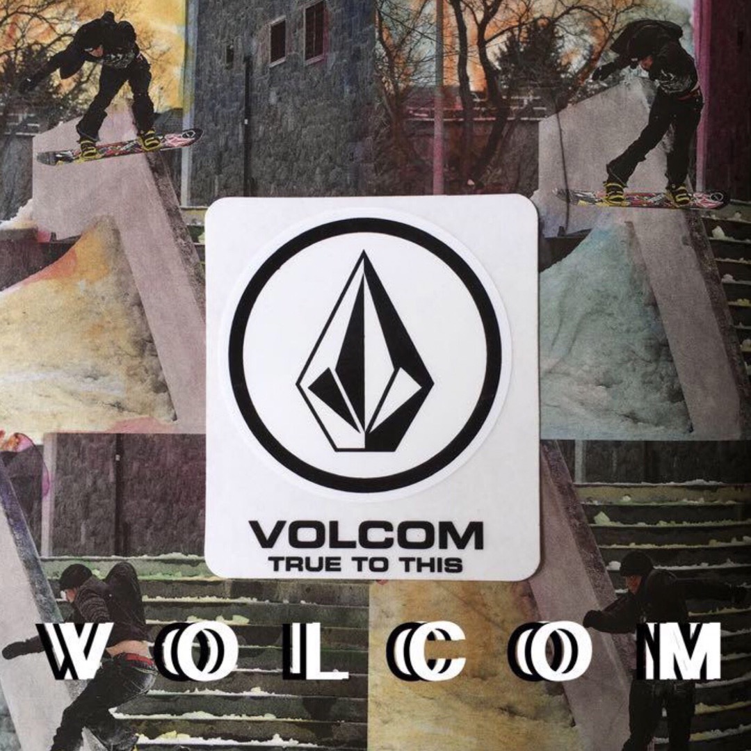 volcom(ボルコム)のVOLCOM ボルコムUS限定 非売品 激レアストーンロゴステッカーラスト2 メンズのファッション小物(その他)の商品写真