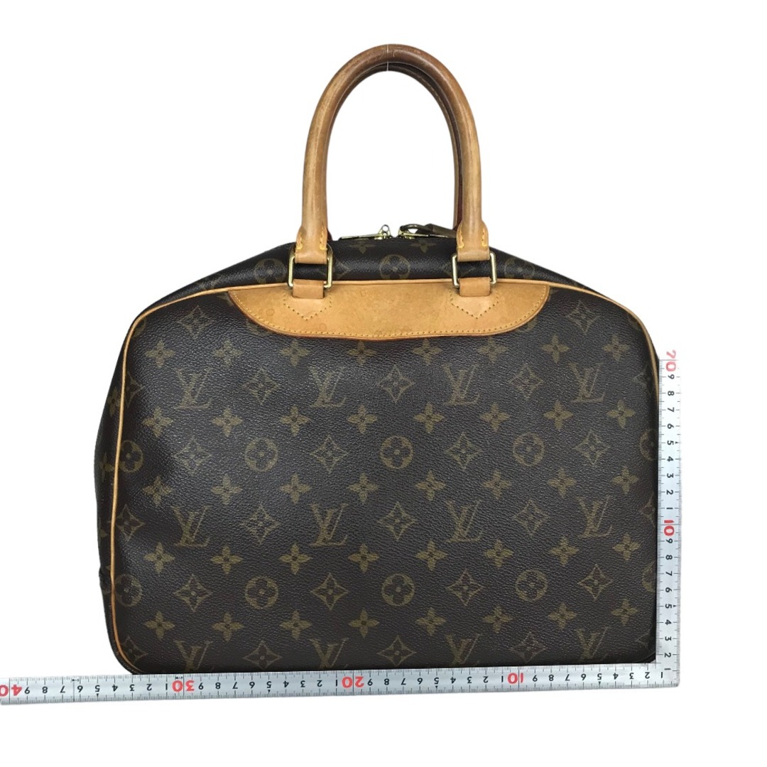 LOUIS VUITTON(ルイヴィトン)のLOUIS VUITTON ルイヴィトン ドーヴィル トートバッグ ハンドバッグ レディース モノグラムキャンバス ブラウン 茶色 M47270 中古品【鑑定済】 レディースのバッグ(ハンドバッグ)の商品写真