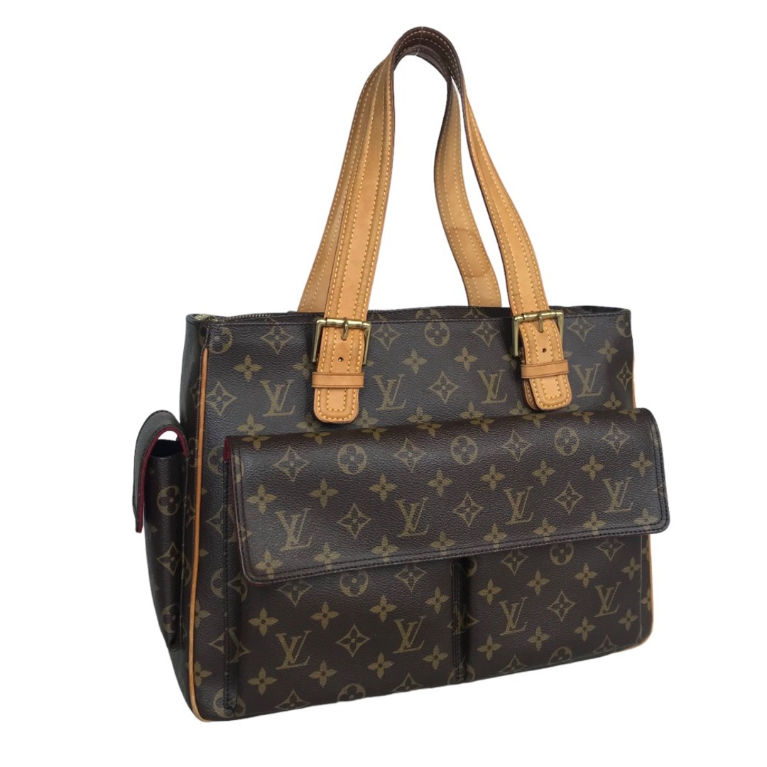 LOUIS VUITTON(ルイヴィトン)のLOUIS VUITTON ルイヴィトン ミュルティプリ シテ トートバッグ ショルダーバッグ レディース モノグラムキャンバス ブラウン 茶色 M51162 中古品【鑑定済】 レディースのバッグ(ショルダーバッグ)の商品写真