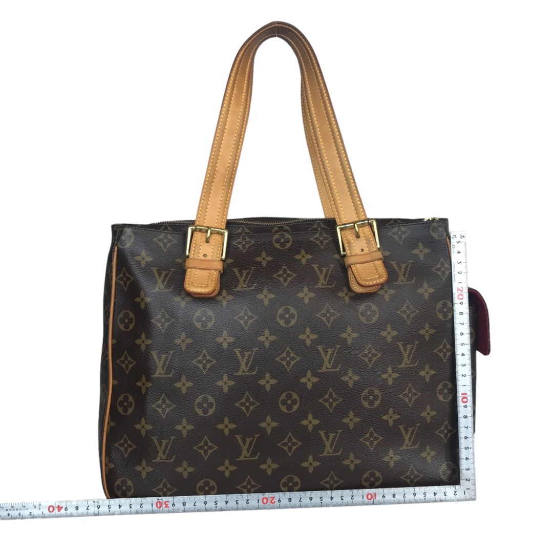 LOUIS VUITTON(ルイヴィトン)のLOUIS VUITTON ルイヴィトン ミュルティプリ シテ トートバッグ ショルダーバッグ レディース モノグラムキャンバス ブラウン 茶色 M51162 中古品【鑑定済】 レディースのバッグ(ショルダーバッグ)の商品写真