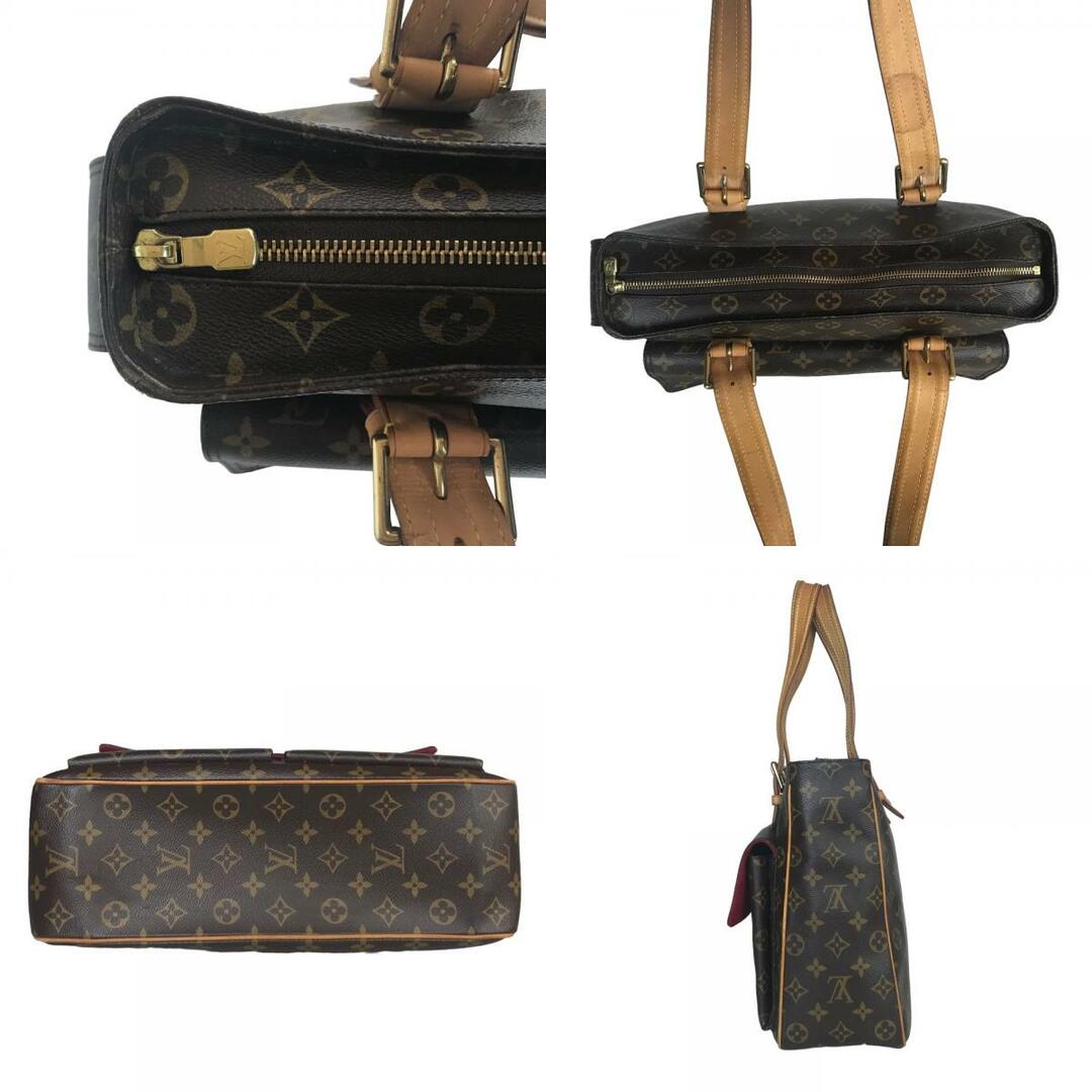 LOUIS VUITTON(ルイヴィトン)のLOUIS VUITTON ルイヴィトン ミュルティプリ シテ トートバッグ ショルダーバッグ レディース モノグラムキャンバス ブラウン 茶色 M51162 中古品【鑑定済】 レディースのバッグ(ショルダーバッグ)の商品写真