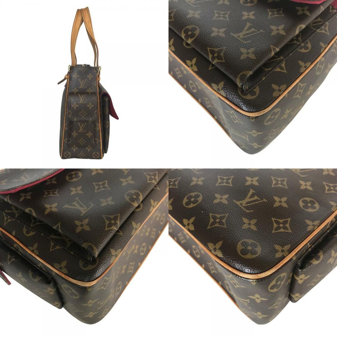 LOUIS VUITTON(ルイヴィトン)のLOUIS VUITTON ルイヴィトン ミュルティプリ シテ トートバッグ ショルダーバッグ レディース モノグラムキャンバス ブラウン 茶色 M51162 中古品【鑑定済】 レディースのバッグ(ショルダーバッグ)の商品写真