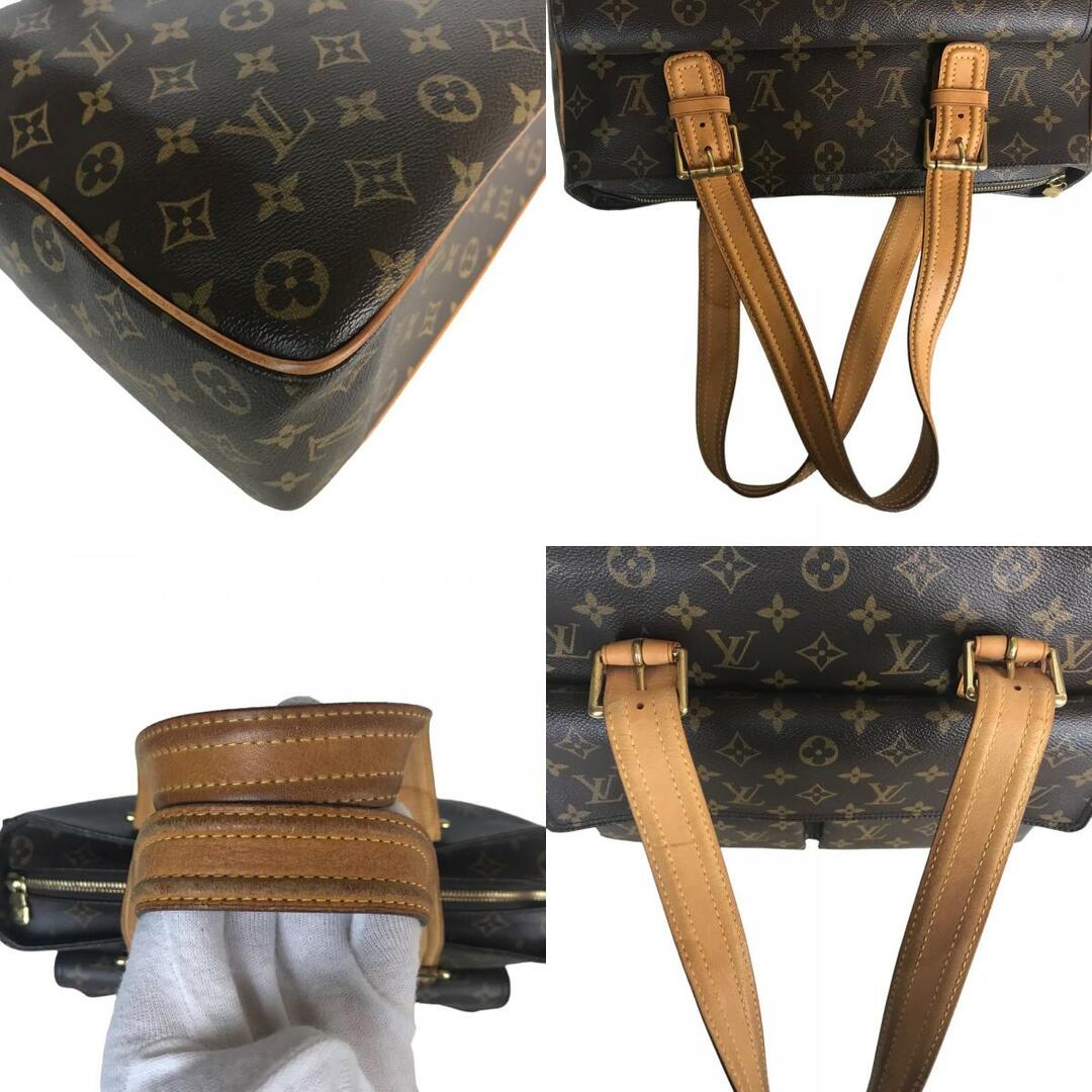 LOUIS VUITTON(ルイヴィトン)のLOUIS VUITTON ルイヴィトン ミュルティプリ シテ トートバッグ ショルダーバッグ レディース モノグラムキャンバス ブラウン 茶色 M51162 中古品【鑑定済】 レディースのバッグ(ショルダーバッグ)の商品写真