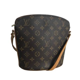 ルイヴィトン(LOUIS VUITTON)のLOUIS VUITTON ルイヴィトン ドルーオ スリングバッグ ショルダーバッグ レディース モノグラムキャンバス ブラウン 斜め掛け 肩掛け 茶色 M51290 中古品【鑑定済】(ショルダーバッグ)