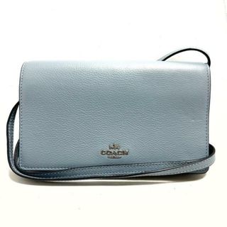 コーチ(COACH)のCOACH(コーチ) 財布美品  - F54002 ライトブルー レザー(財布)