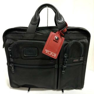 トゥミ(TUMI)のTUMI(トゥミ) ビジネスバッグ美品  - 26108DH 黒 本体ロックなし/イニシャル刻印 TUMIナイロン×レザー(ビジネスバッグ)