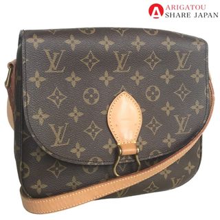 ルイヴィトン(LOUIS VUITTON)のLOUIS VUITTON ルイヴィトン サンクルー スリングバッグ ショルダーバッグ レディース モノグラムキャンバス ブラウン斜め掛け 肩掛け 茶色 M51242 中古品【鑑定済】(ショルダーバッグ)