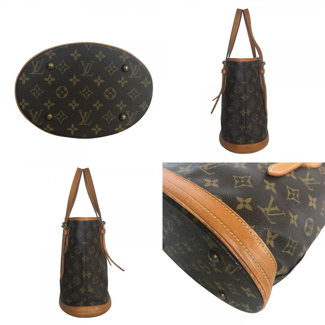 LOUIS VUITTON(ルイヴィトン)のLOUIS VUITTON ルイヴィトン バケット PM ハンドバッグ トートバッグ レディース モノグラムキャンバス ブラウン 茶色 M42238 中古品【鑑定済】 レディースのバッグ(トートバッグ)の商品写真