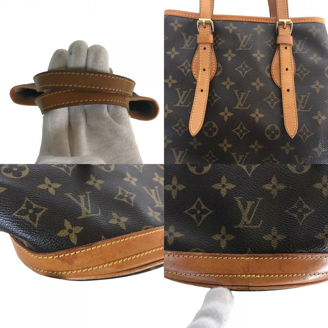 LOUIS VUITTON(ルイヴィトン)のLOUIS VUITTON ルイヴィトン バケット PM ハンドバッグ トートバッグ レディース モノグラムキャンバス ブラウン 茶色 M42238 中古品【鑑定済】 レディースのバッグ(トートバッグ)の商品写真