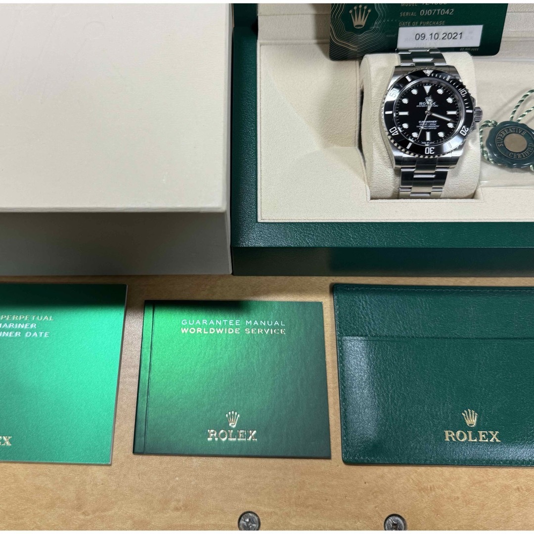 ROLEX(ロレックス)のROLEX 124060 サブマリーナ　ノンデイト メンズの時計(腕時計(アナログ))の商品写真