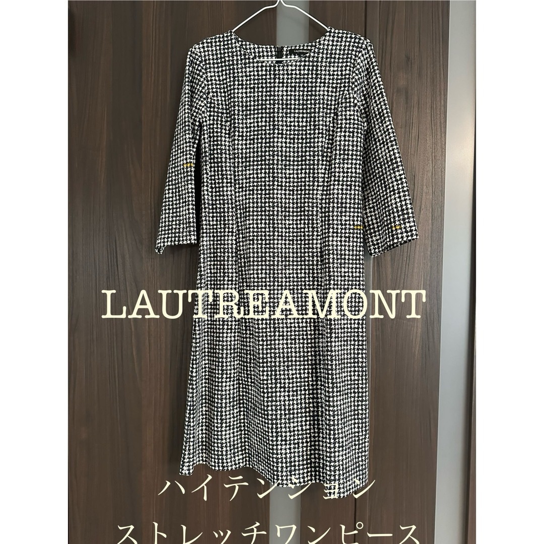 LAUTREAMONT(ロートレアモン)のLAUTREAMONT  ロートレアモン ストレッチワンピース≪洗濯機で洗える≫ レディースのワンピース(ひざ丈ワンピース)の商品写真