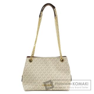 マイケルコース(Michael Kors)のMichael Kors MKシグネチャー チェーンショルダー ハンドバッグ PVC レディース(ハンドバッグ)