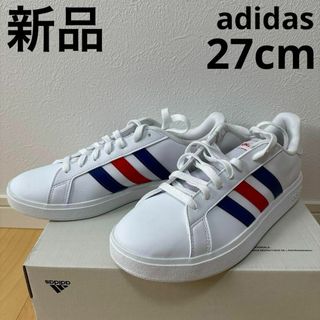 アディダス(adidas)の新品　adidas アディダス　グランドコート　メンズ　シューズ　27cm(スニーカー)