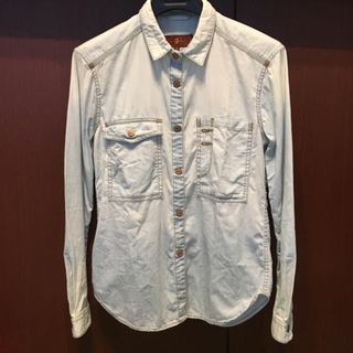 セブンフォーオールマンカインド(7 for all mankind)の値下げ！7for all mankindデニムシャツ(シャツ/ブラウス(長袖/七分))