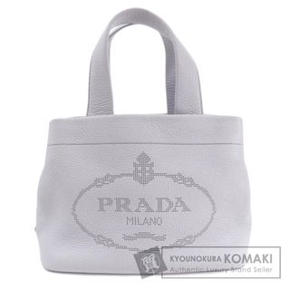 プラダ(PRADA)のPRADA ロゴ ハンドバッグ レザー レディース(ハンドバッグ)