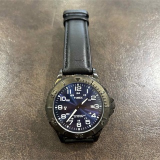 TIMEXレザーバンド腕時計