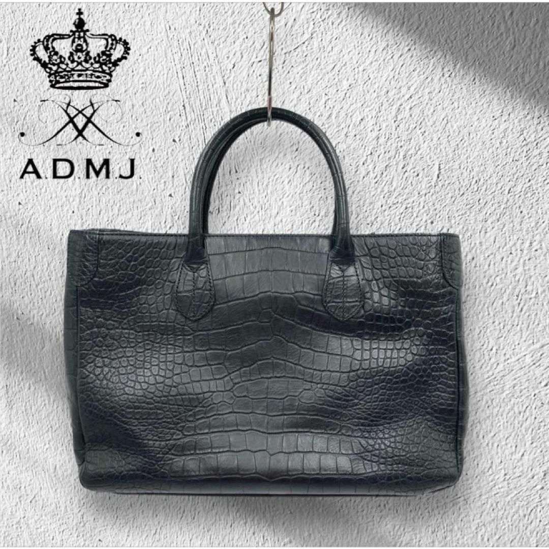 A.D.M.J.(エーディーエムジェイ)の美品★ ADMJ Accessoiresレザートート 423 レディースのバッグ(トートバッグ)の商品写真