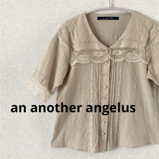 an another angelus - an another angelus ビッグカラーブラウス