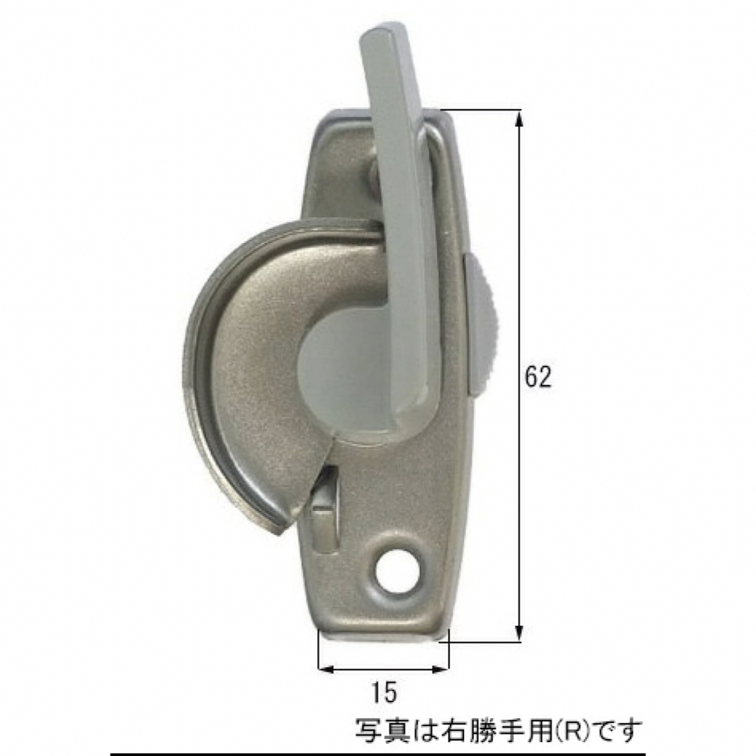 未使用品　YKK YKKAP 純正品　クレセント　カギ　防犯　8個セット　予備用 インテリア/住まい/日用品のインテリア/住まい/日用品 その他(その他)の商品写真