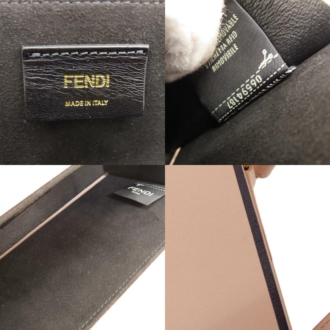 FENDI(フェンディ)のFENDI ロゴ ボックスショルダー ショルダーバッグ カーフ レディース レディースのバッグ(ショルダーバッグ)の商品写真