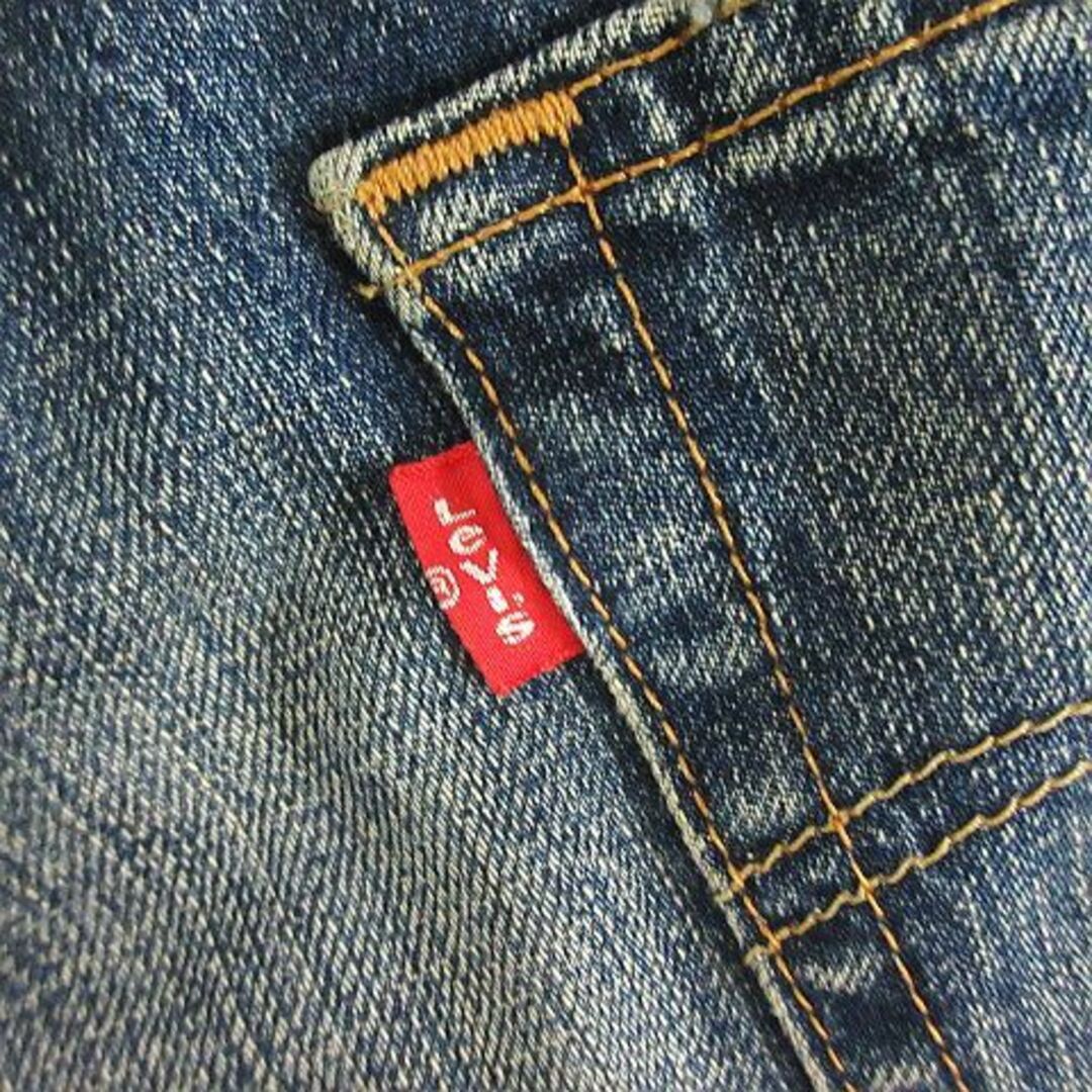 Levi's(リーバイス)のリーバイス ジーンズ ハーフパンツ ボタンフライ ユーズド加工 28 インディゴ メンズのパンツ(デニム/ジーンズ)の商品写真