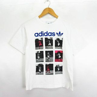 アディダスオリジナルス Tシャツ 半袖 クルーネック トレフォイル S ホワイト(Tシャツ/カットソー(半袖/袖なし))