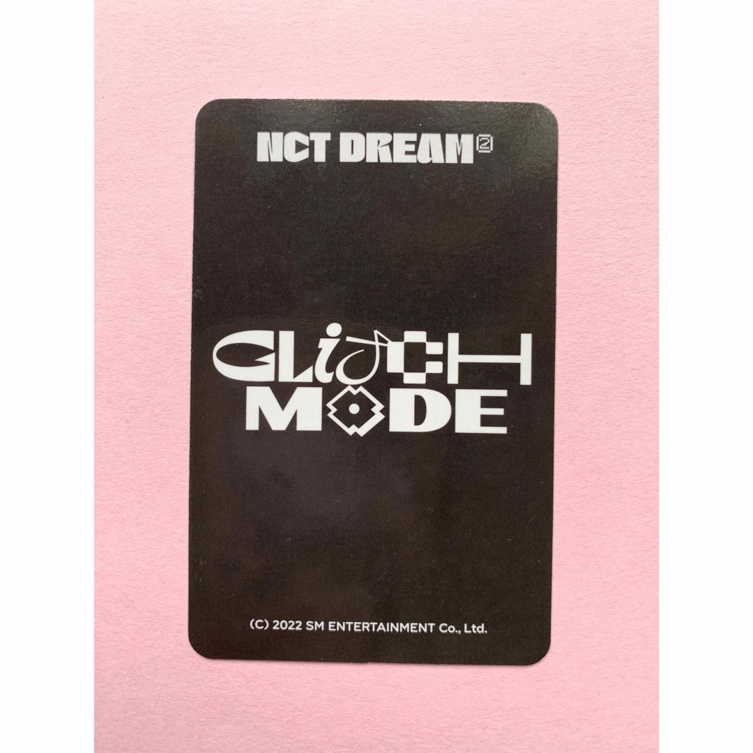 NCT(エヌシーティー)のNCT  DREAM glitch mode ヘチャン　トレカ エンタメ/ホビーのCD(K-POP/アジア)の商品写真