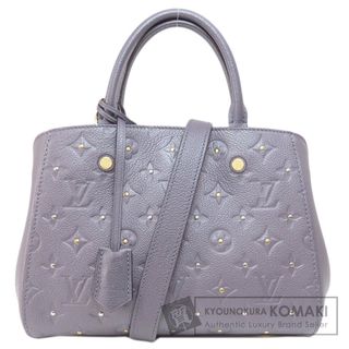 LOUIS VUITTON - LOUIS VUITTON M51727 モンテーニュBB  グリシルバー ハンドバッグ アンプラント レディース