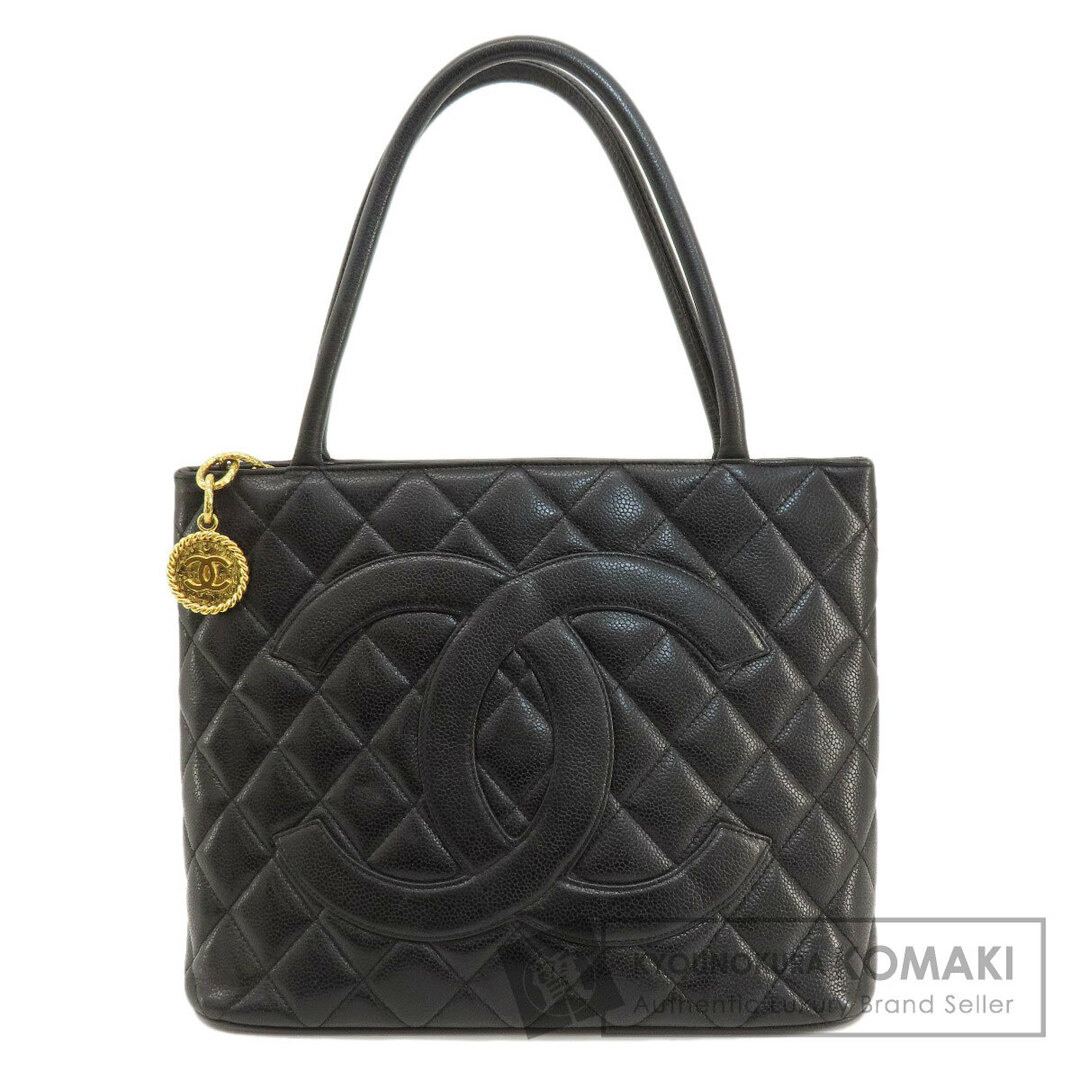 CHANEL(シャネル)のCHANEL 復刻トート ゴールド金具 トートバッグ キャビアスキン レディース レディースのバッグ(トートバッグ)の商品写真