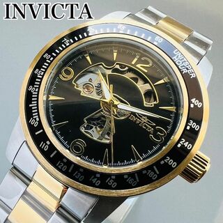 インビクタ(INVICTA)のインビクタ 腕時計 自動巻き ブラック メンズ ケース 新品 スケルトン 黒(腕時計(アナログ))