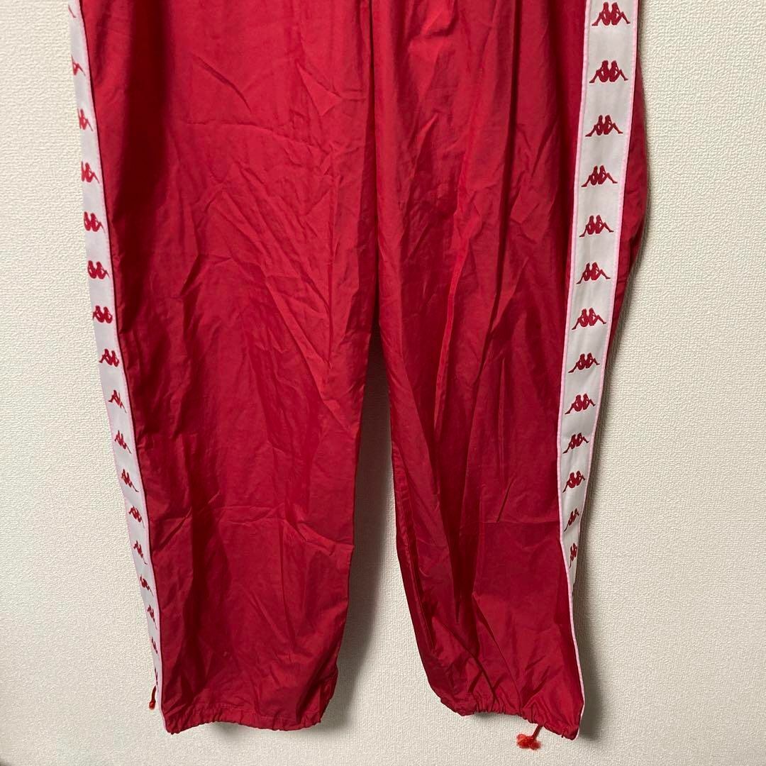 Kappa(カッパ)の90s kaapa カッパ　パンツ　テープロゴ　古着　赤　レッド　M メンズのパンツ(その他)の商品写真