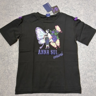 アナスイミニ(ANNA SUI mini)のANNA SUI mini 未使用 Tシャツ 140 黒(Tシャツ/カットソー)