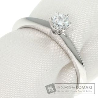 ティファニー(Tiffany & Co.)のTIFFANY&Co. ソリティア ナイフエッジ ダイヤモンド リング・指輪 PT950 レディース(リング(指輪))