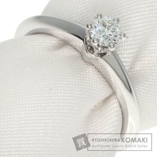 ティファニー(Tiffany & Co.)のTIFFANY&Co. ソリティア ナイフエッジ ダイヤモンド リング・指輪 PT950 レディース(リング(指輪))