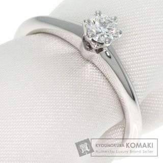 ティファニー(Tiffany & Co.)のTIFFANY&Co. ソリティア ナイフエッジ ダイヤモンド リング・指輪 PT950 レディース(リング(指輪))