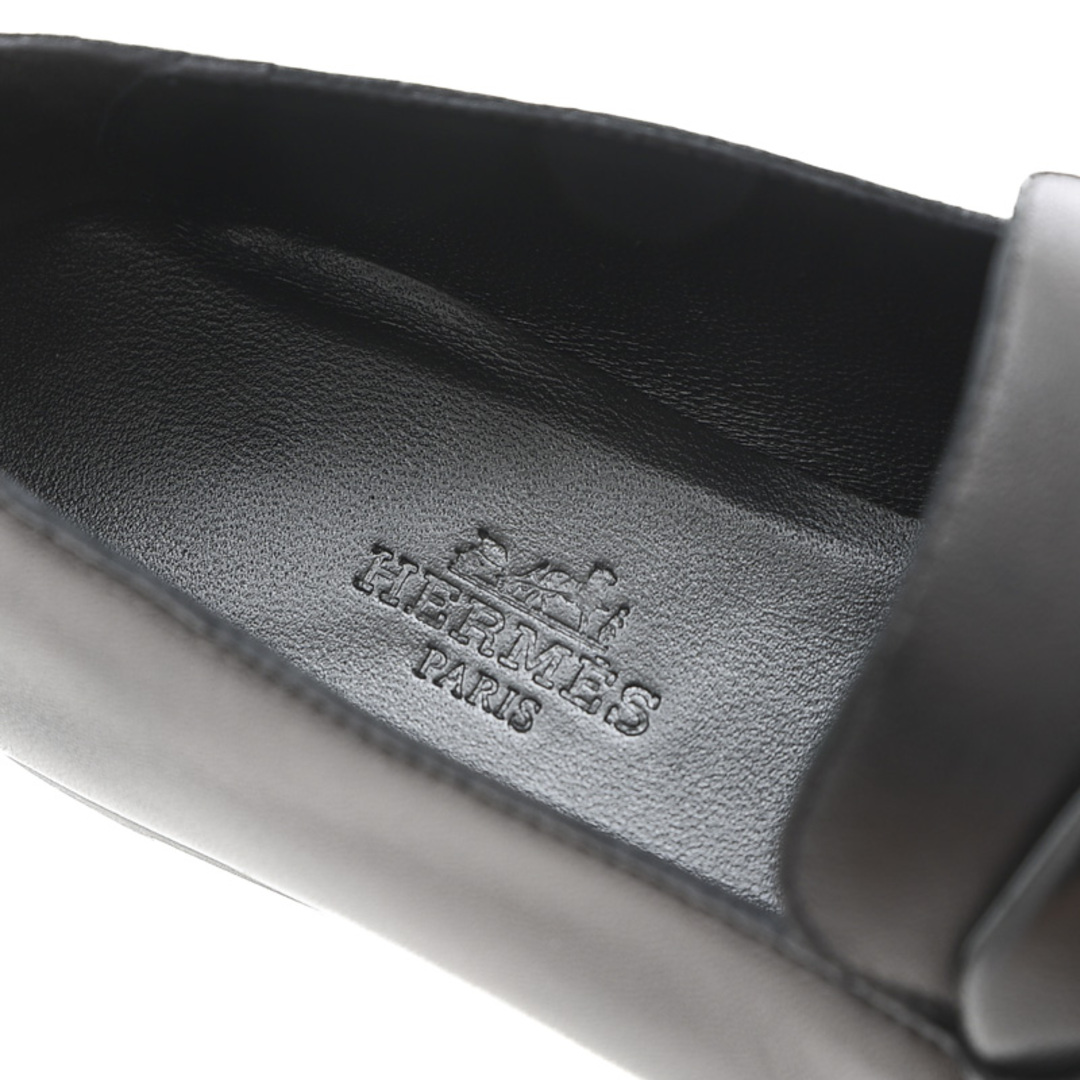 Hermes(エルメス)のエルメス オネスト モカシン ローファー レザー ブラック #35.5 レディースの靴/シューズ(ローファー/革靴)の商品写真