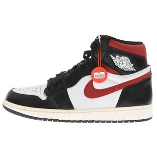 ナイキ(NIKE)のNIKE ナイキ AIR JORDAN 1 RETRO HIGH OG GYM RED エアジョーダン1レトロハイ ジムレッドスニーカー ブラック/レッド/ホワイト US10/28.0cm 555088-061(スニーカー)