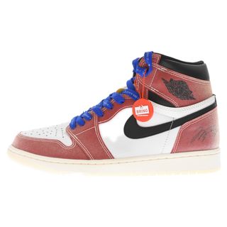 ナイキ(NIKE)のNIKE ナイキ ×TROPHY ROOM AIR JORDAN 1 RETRO HIGH OG SP CHICAGO DA2728-100 ジョーダン1 青紐 シューレーストロフィールーム シカゴ ハイカットスニーカー(スニーカー)