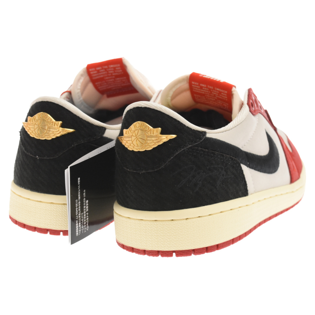 NIKE(ナイキ)のNIKE ナイキ ×Trophy Room AIR JORDAN 1 LOW OG トロフィールーム エアジョーダン1 ローカットスニーカー レッド/ブラック US8.5/26.5cm FN0432-100 メンズの靴/シューズ(スニーカー)の商品写真