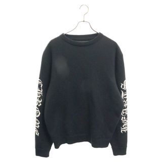 クロムハーツ(Chrome Hearts)のCHROME HEARTS クロムハーツ ARM LOGO EMBROIDERY CASHMERE CREW SWEATER アームロゴ刺繍カシミアニットプルオーバー クルーネックセーター ブラック(ニット/セーター)