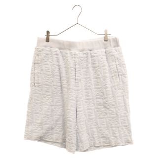 FENDI フェンディ 22SS BERMUDA SHORTS バミューダショーツ ズッカ柄 FFロゴ パイル地 ショートパンツ グレー FB0689 A9RK