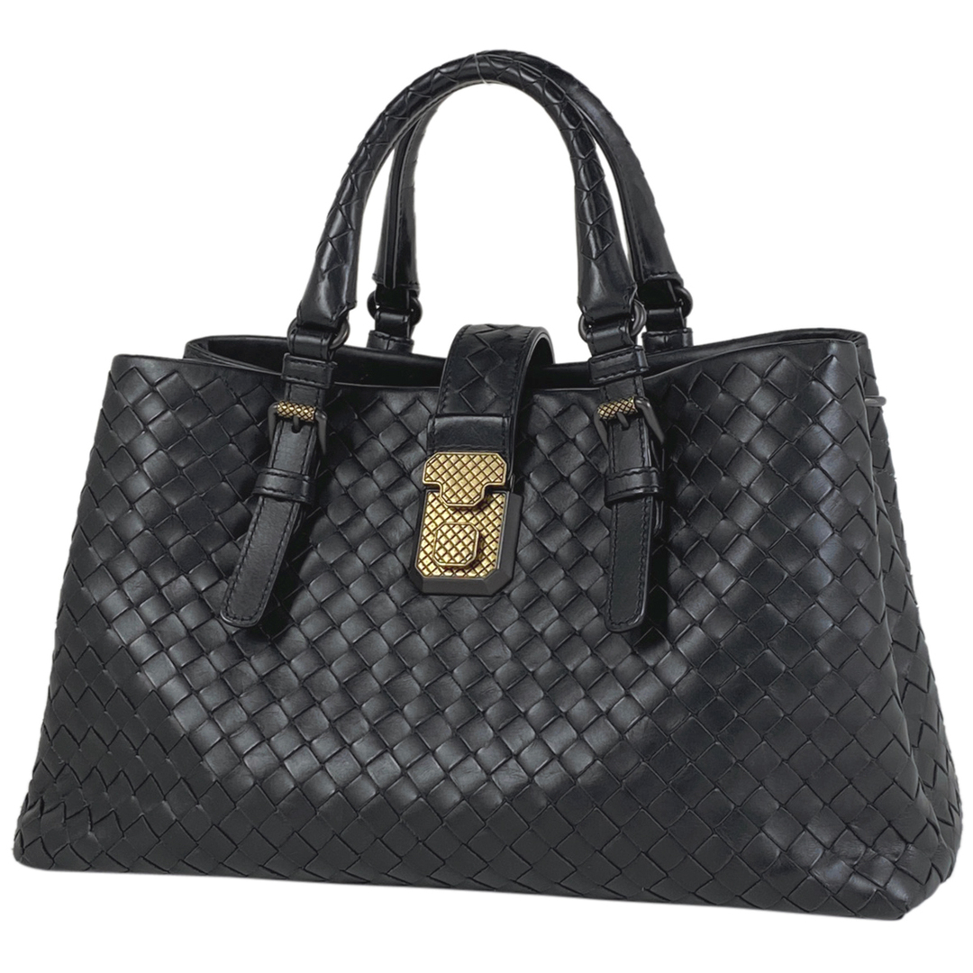 Bottega Veneta(ボッテガヴェネタ)のボッテガヴェネタ イントレチャート ローマバッグ レディース 【中古】 レディースのバッグ(ハンドバッグ)の商品写真