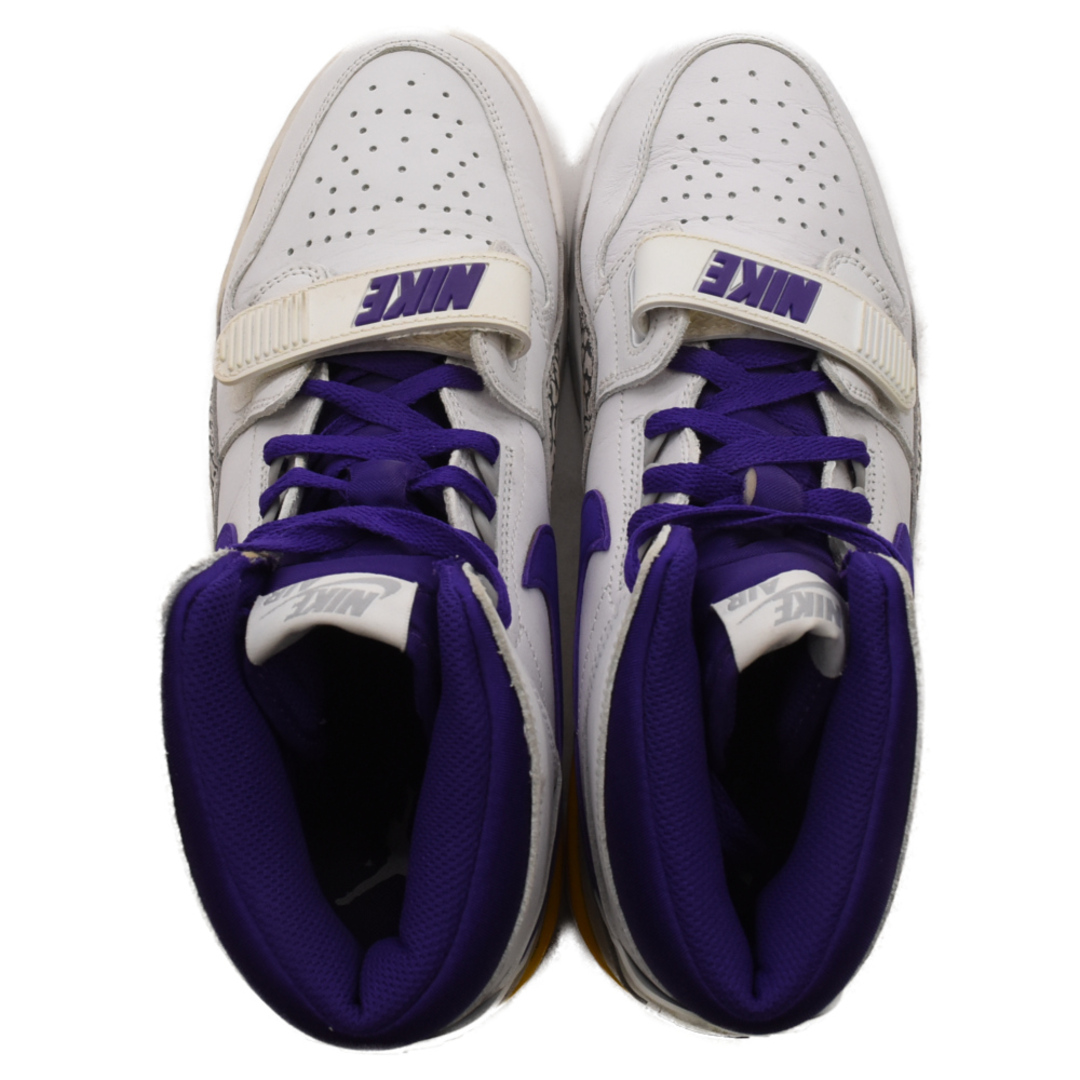 NIKE(ナイキ)のNIKE ナイキ Air Jordan Legacy 312 Lakers AV3922 157 エアジョーダン レガシー312 レイカーズ ハイカットスニーカー ホワイト/パープル US10.5/28.5cm メンズの靴/シューズ(スニーカー)の商品写真