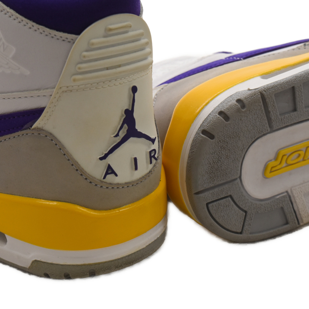 NIKE(ナイキ)のNIKE ナイキ Air Jordan Legacy 312 Lakers AV3922 157 エアジョーダン レガシー312 レイカーズ ハイカットスニーカー ホワイト/パープル US10.5/28.5cm メンズの靴/シューズ(スニーカー)の商品写真