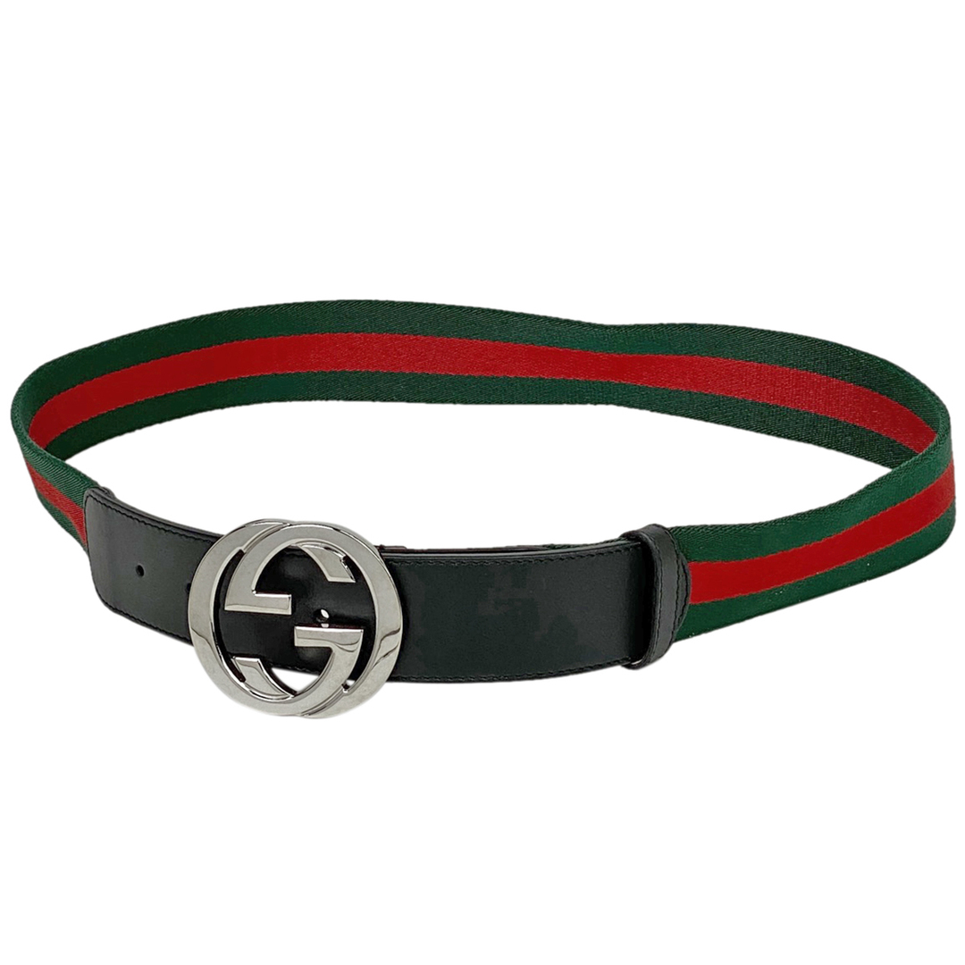 Gucci(グッチ)のグッチ ウェブ ベルト メンズ 【中古】 メンズのファッション小物(ベルト)の商品写真