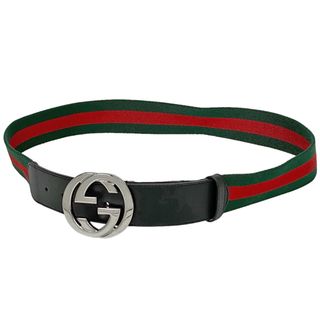 グッチ(Gucci)のグッチ ウェブ ベルト メンズ 【中古】(ベルト)