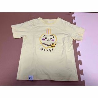 ジーユー(GU)のGU ジーユー　ちいかわ　ウサギ　半袖　Tシャツ 120 イエロー(Tシャツ/カットソー)